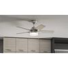 Hunter Fan Barlett Ceiling Fan 44in Brushed Nickel Light Gray Oak, small image number 6