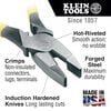 Klein Tools Cutting Pliers Connector Crimp 9in, small image number 2