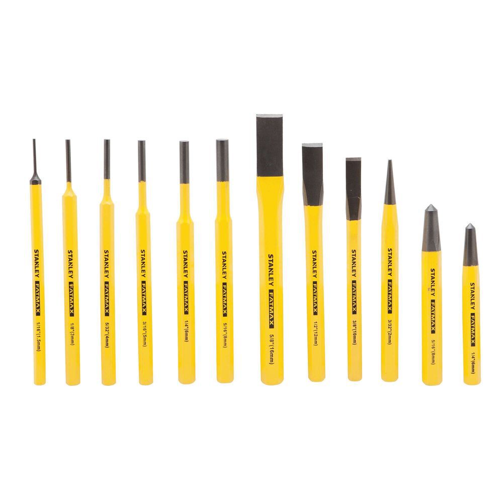 Stanley FatMax 12 piece Punch and Chisel Set, large image number 1