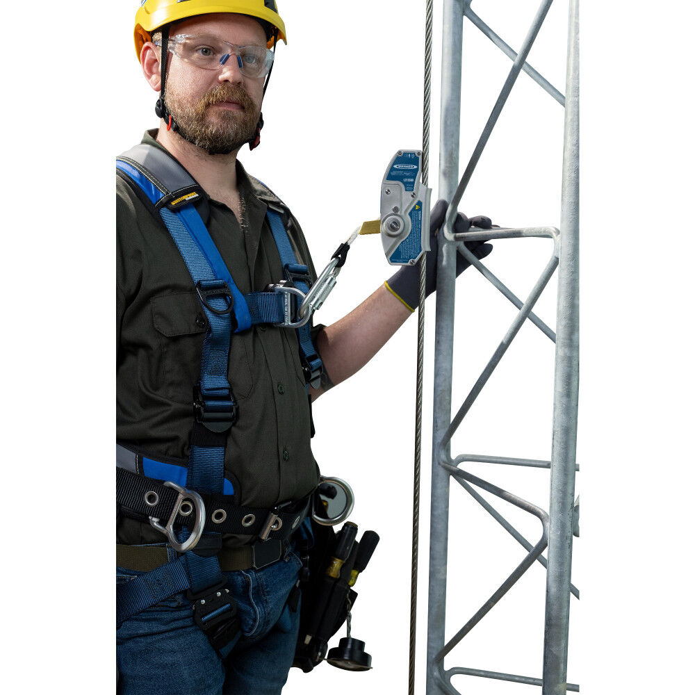 Werner 130-310 Lbs SS/Aluminum/Polyester Vertical Lifeline Cable Grab, large image number 6