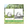 Giraffe Tools 1/2 Inch x 82 Foot Light Grey Garden Hose Reel, small