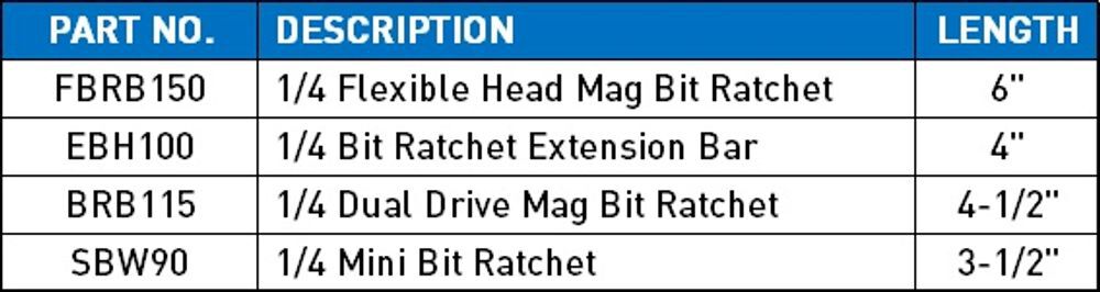 Vega Bit Ratchet & Extension Bar Set, large image number 2