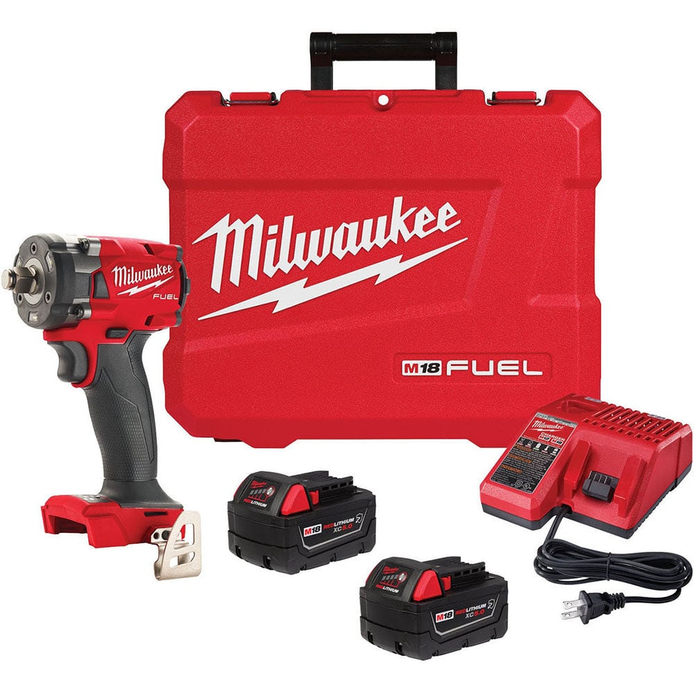 Milwaukee M18 FUEL 1/2inch Compact Impact Wrench with Friction Ring Kit, large image number 1
