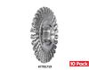 Pferd PSF 4 Inch, 0.02 Inch Carbon Steel Stringer Bead Wheel Brush Bundle, 10 Pieces, small image number 2
