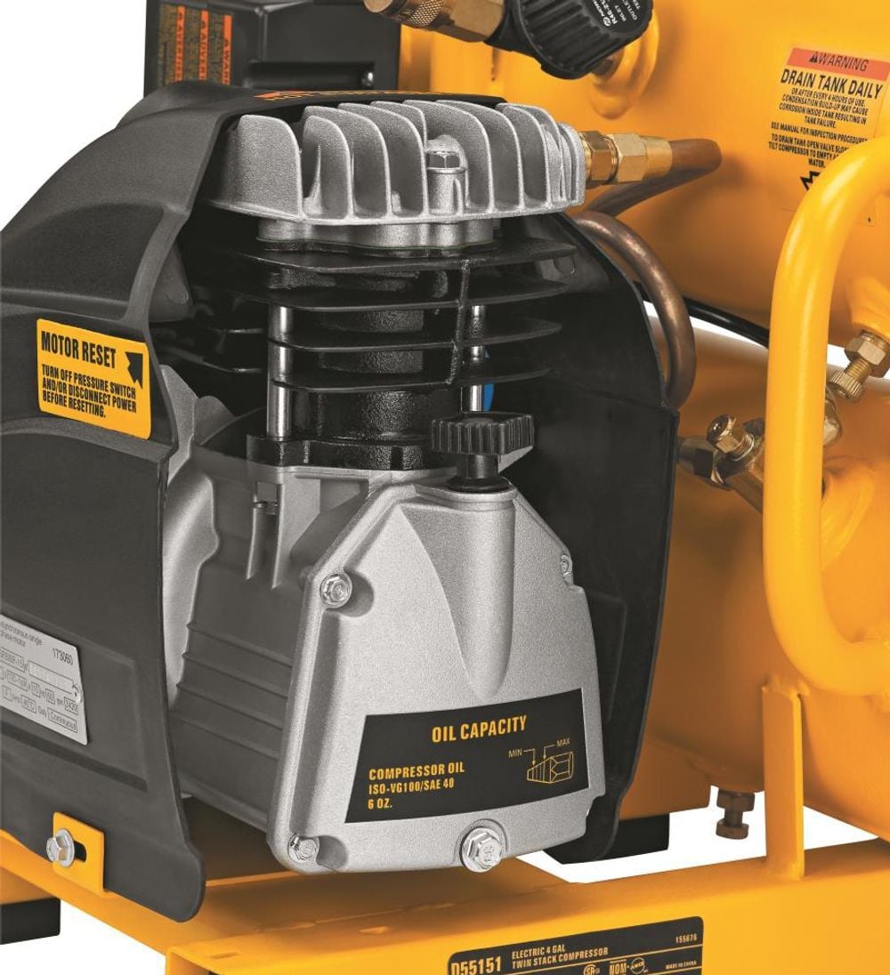 DEWALT 4 Gallon Air Compressor, large image number 3