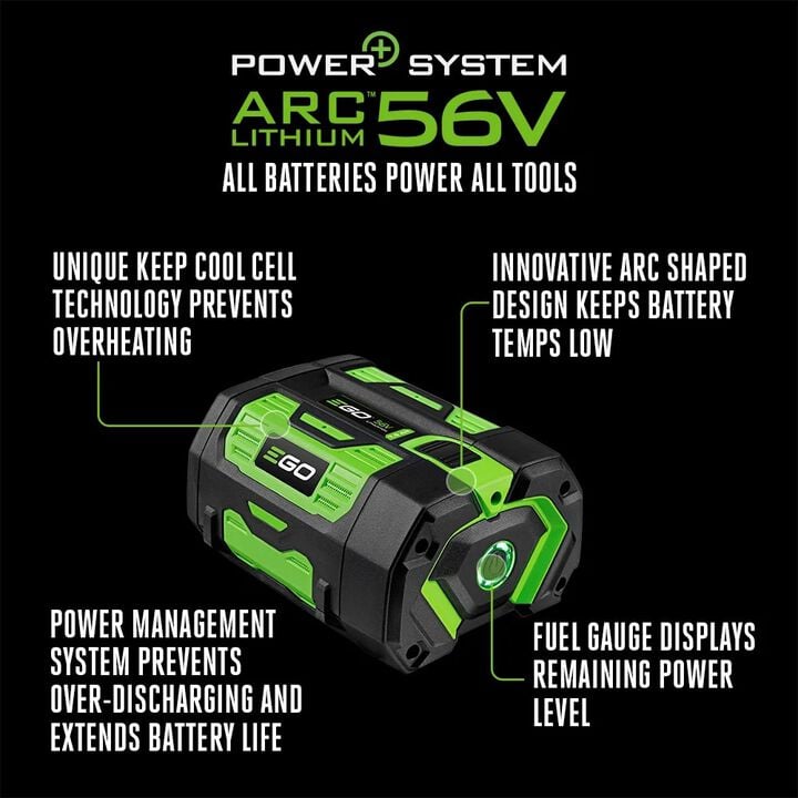 EGO POWER+ 56V 7.5Ah Lithium Ion Power Tool Battery Pack with Fuel Indicator (2 Pack), large image number 5