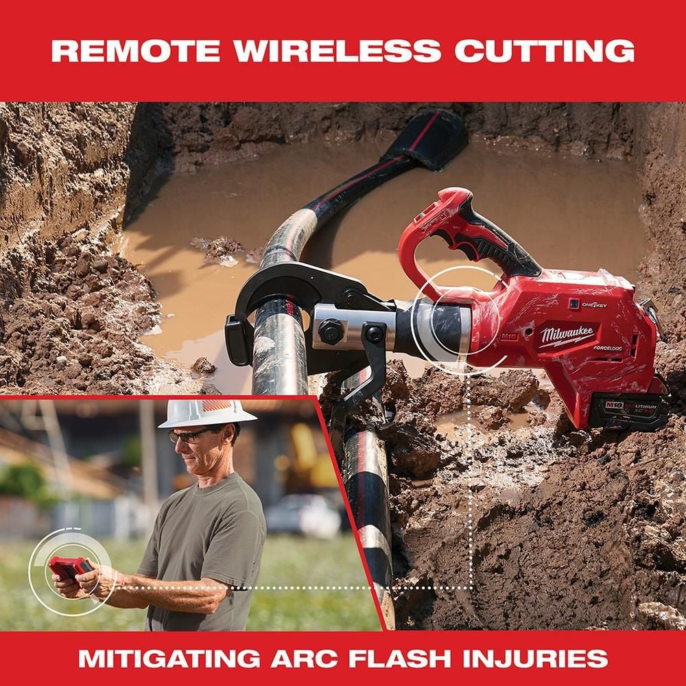 Milwaukee M18 FORCE LOGIC 3 in. Underground Cable Cutter with Wireless Remote, large image number 7