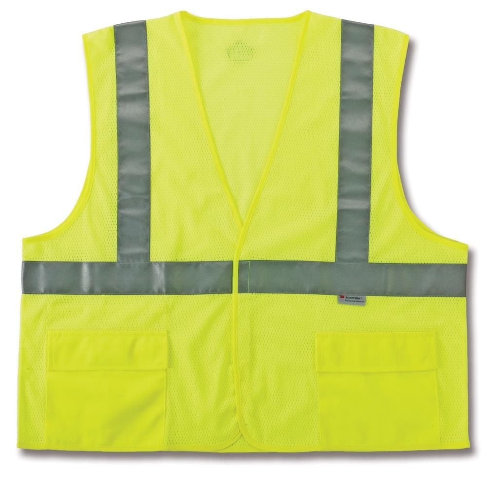 Ergodyne GloWear 8220HL Lime Class 2 Standard Vest - 4XL/5XL, large image number 1
