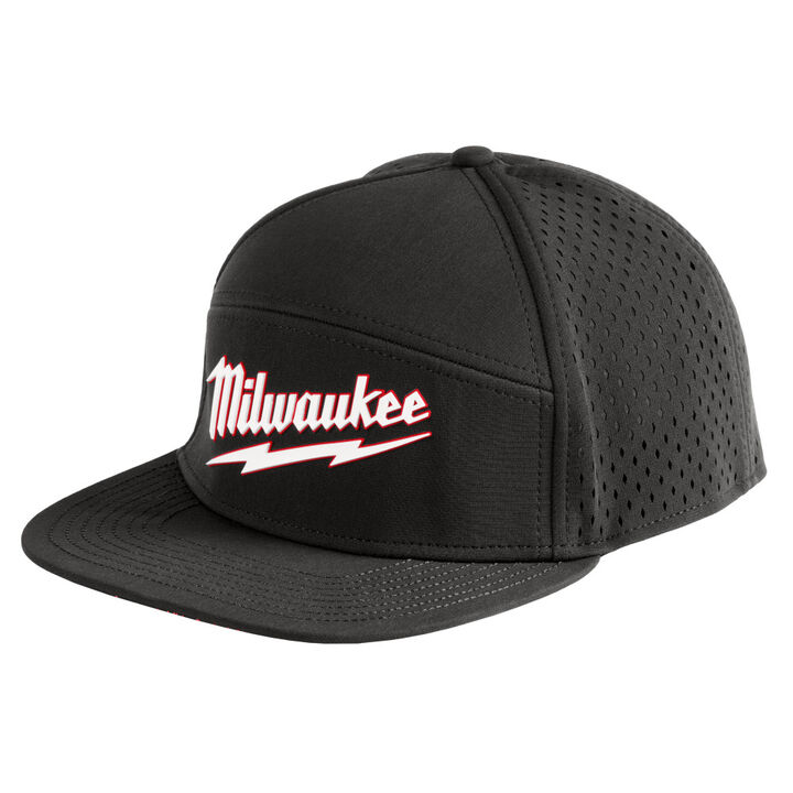 Milwaukee Flat Brim Snapback Hat, swatch