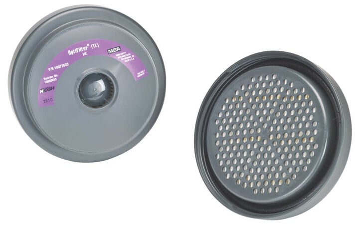 MSA Safety Works Cartridge type HE for OptimAir TL Powered Respirator 6pk