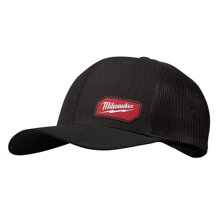 Milwaukee GridIron Snapback Trucker Hat Black