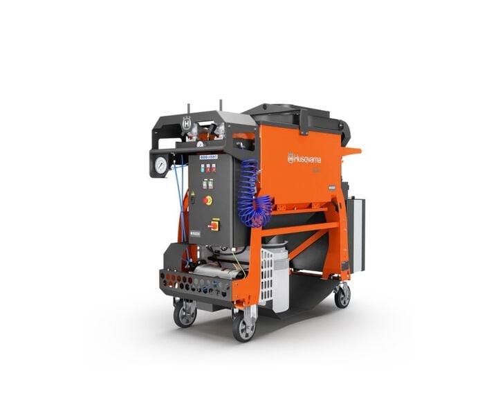 Husqvarna Construction Blastrac DC 655 8.3HP 5437 CFM Electric Industrial Dust Collector Reconditioned, large image number 1