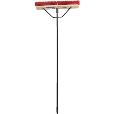 Harper 30in Assembled all-purpose dry debris push broom with steel brace, large image number 1