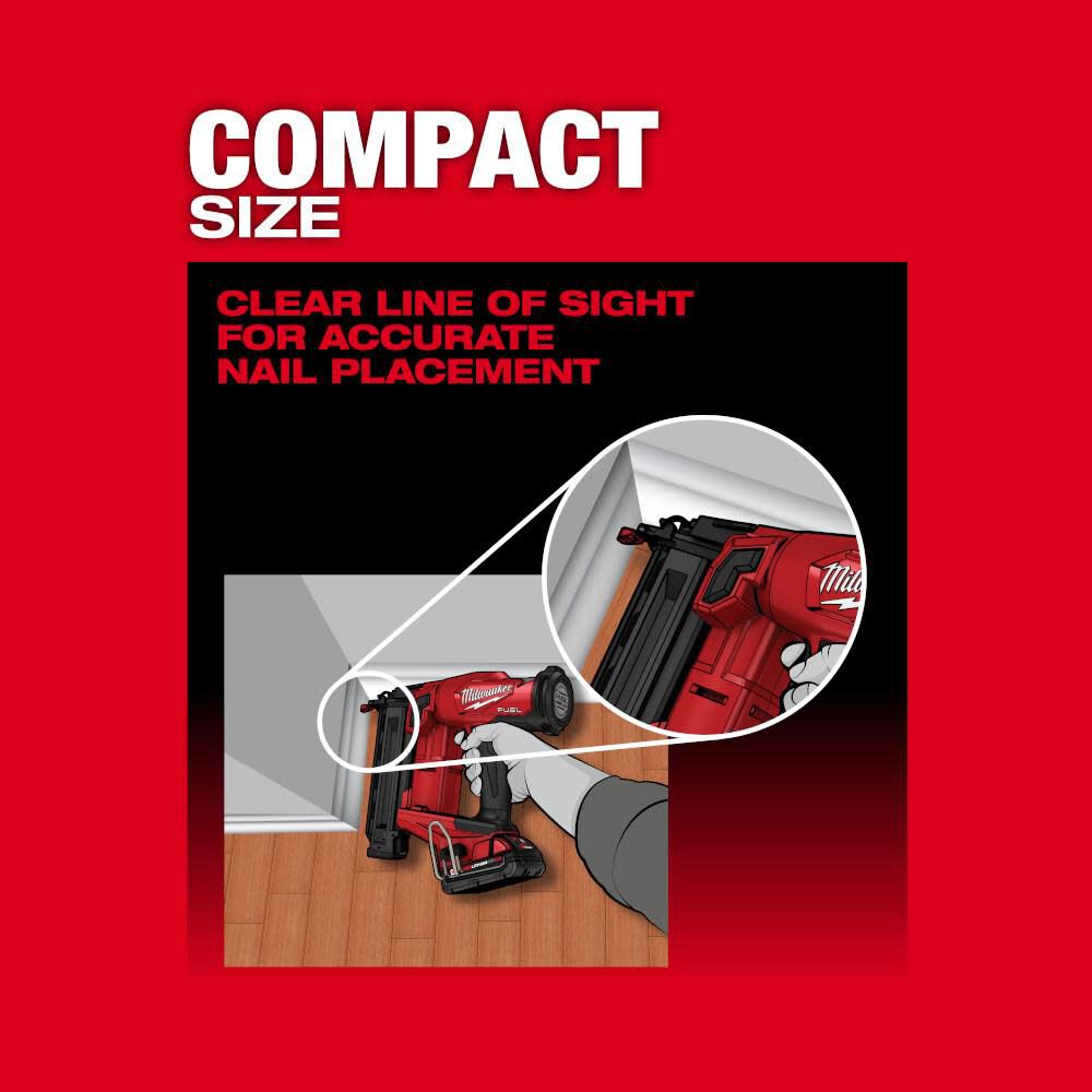 Milwaukee M18 FUEL 18 Gauge Brad Nailer (Bare Tool) 2746-20 - Acme 