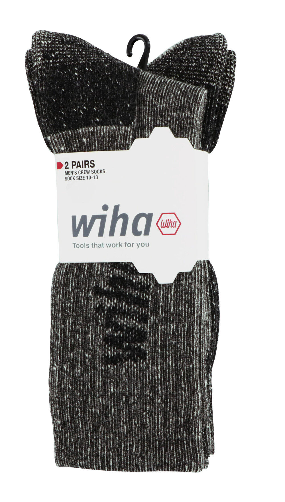 Wiha Wool Socks Grey One Size 2 Pack, large image number 3