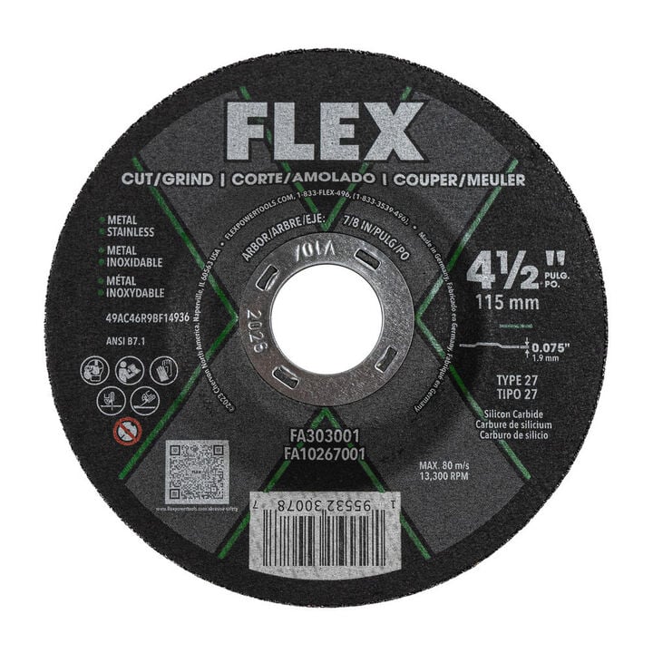 FLEX 4-1/2 Inch Combo Cut/Grind Disc, large image number 0
