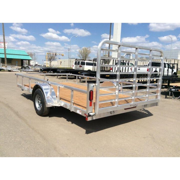 Legend Premium Trailers 14ft Open Deluxe Single Axle Aluminum Utility Trailer, large image number 5