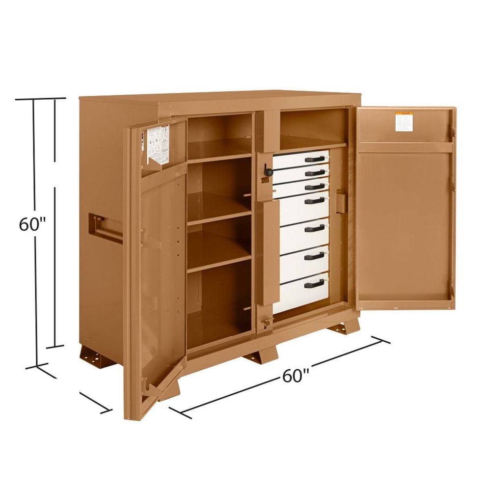 Knaack Model 112 54.9 Cu-Ft. Tan Steel Cabinet, large image number 4