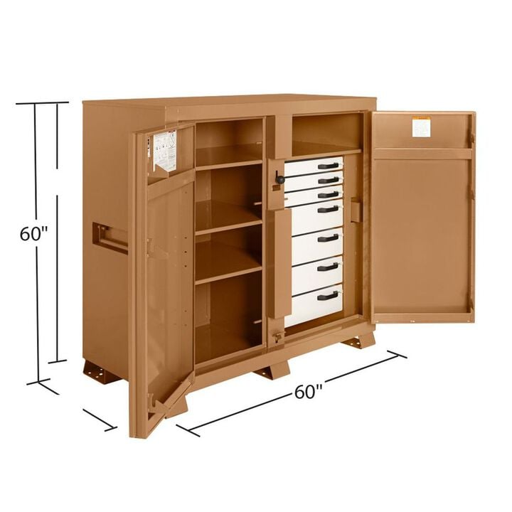 Knaack Model 112 54.9 Cu-Ft. Tan Steel Cabinet, large image number 3