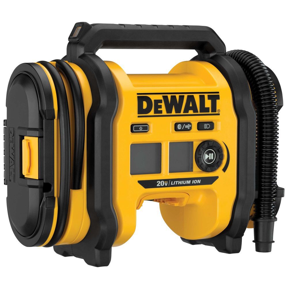 Dewalt portable outlet tire inflator