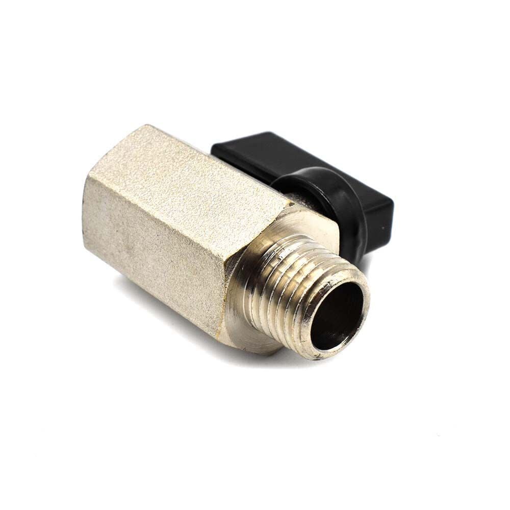 Interstate Pneumatics 1/4 Inch FPT x 1/4 Inch MPT Female Brass 225 PSI Ball Valve, large image number 5