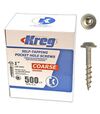 Kreg Pocket Screws - 1in #8 Coarse Washer-Head 500ct., small image number 1