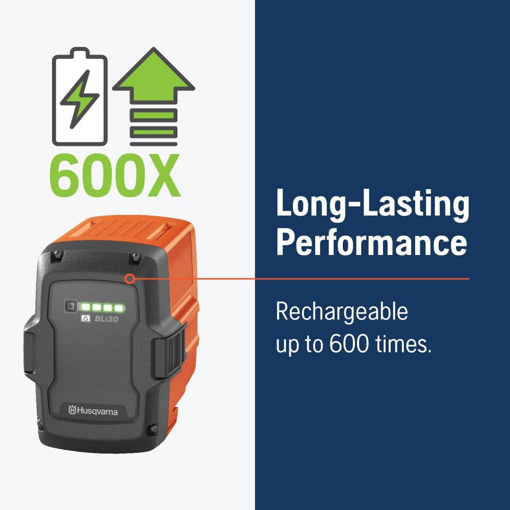 Husqvarna BLi3036V 7.5Ah Lithium Ion Power Tool Battery Pack with Fuel Indicator, large image number 4