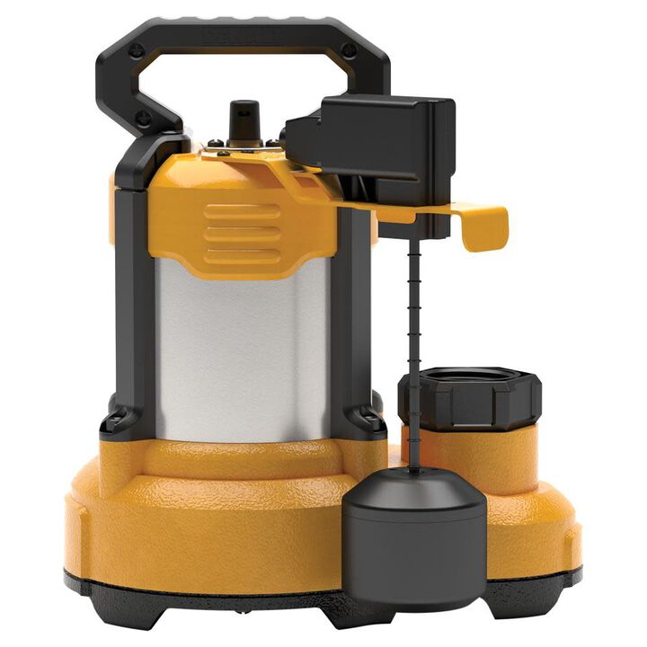 DEWALT 1/3 HP SSTL/Cast Iron Vertical Sump Pump, large image number 5