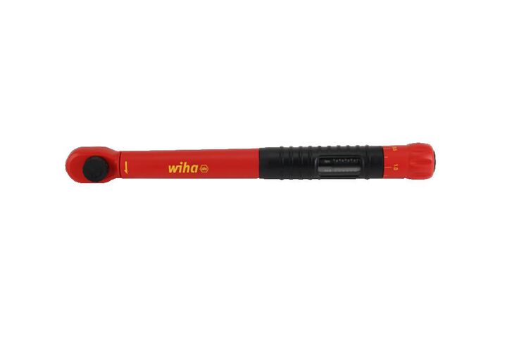 Wiha Insulated Ratcheting Torque Wrench 3/8 Inch Drive 10-50 Nm 7-36 lb-ft, large image number 1