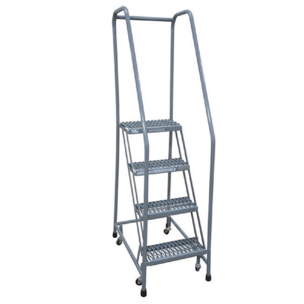 Cotterman Series 1000 4 Step X 26in W A3 Tread Step Ladder w/handrails, large image number 2