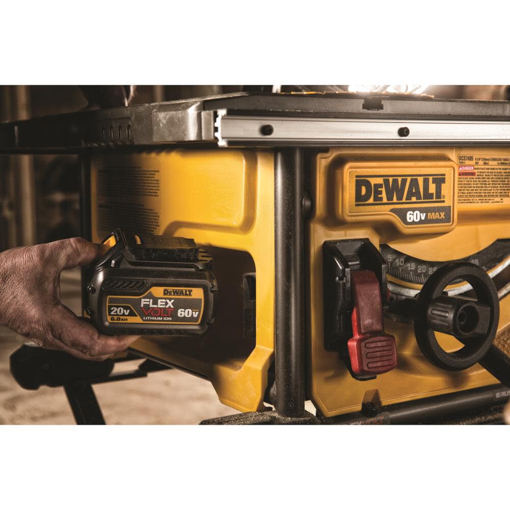 DEWALT FLEXVOLT 60V MAX 8 1 4In Table Saw Kit DCS7485T1 Acme Tools