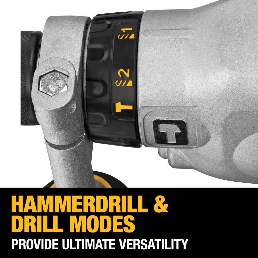 DEWALT 1/2 In. VSR Pistol Grip Hammerdrill Kit, large image number 8