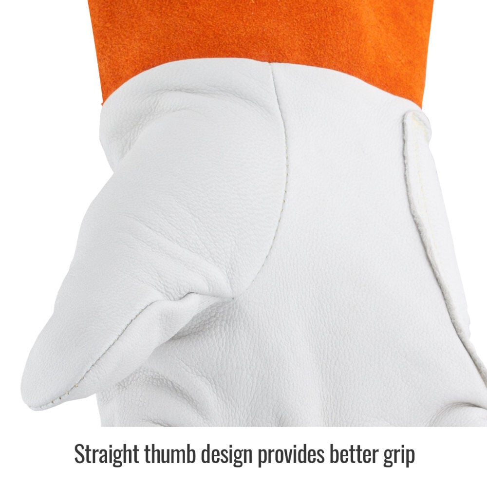 Black Stallion Premium Grain Kidskin TIG Gloves, large image number 2