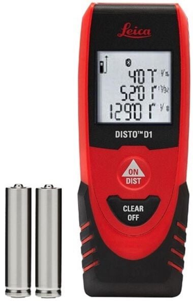 Leica Geosystems DISTO D1 130Ft Distance Meter with BlueTooth, large image number 0