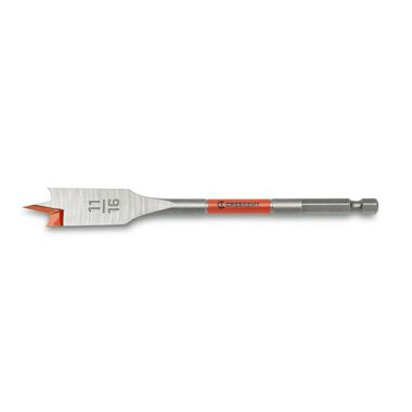 Crescent Flat Spade Drill Bit, 11/16 Inch x 6 Inch