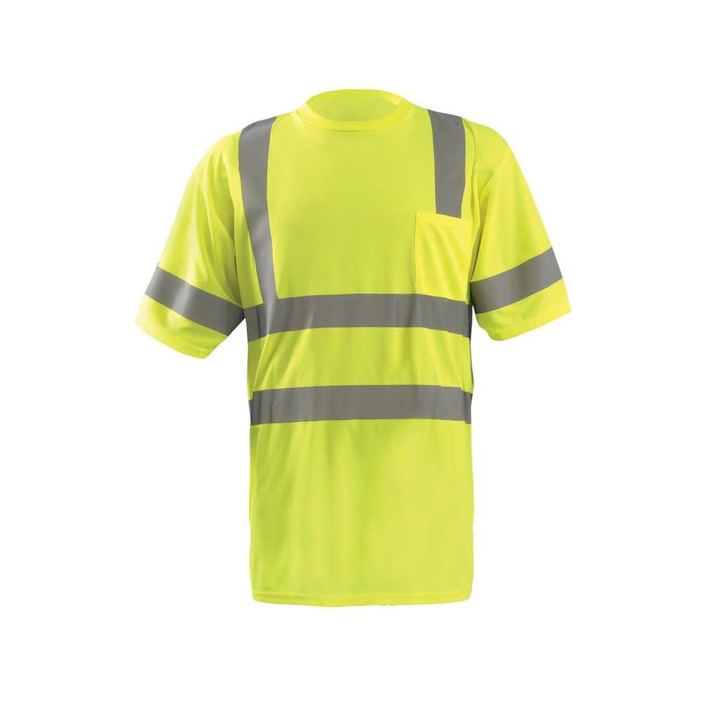 Occunomix T Shirt Short Sleeve Tall Class 3 Classic Wicking Birdseye Large, large image number 1