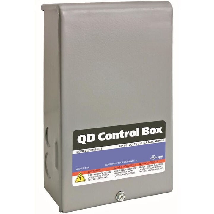 Red Lion 3/4HP 230V Deep Well Pump Control Box