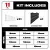 Milwaukee Metric Combination Wrench 11pc Set, small image number 3