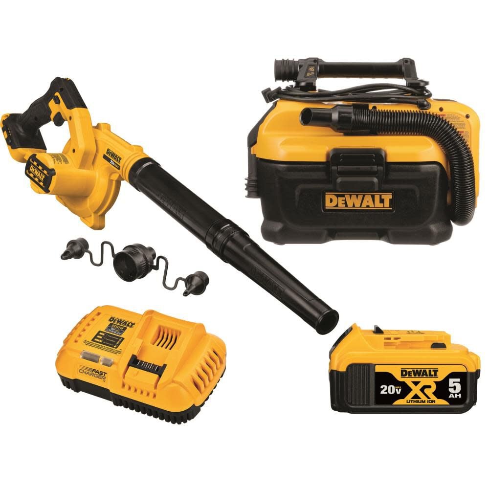 DEWALT 20V MAX 2-Tool Combo Kit (Blower and Vacuum) – DCK204P1