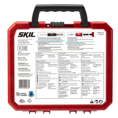 SKIL 4V Screwdriver Rechargeable with 42pc Bit Kit, large image number 2