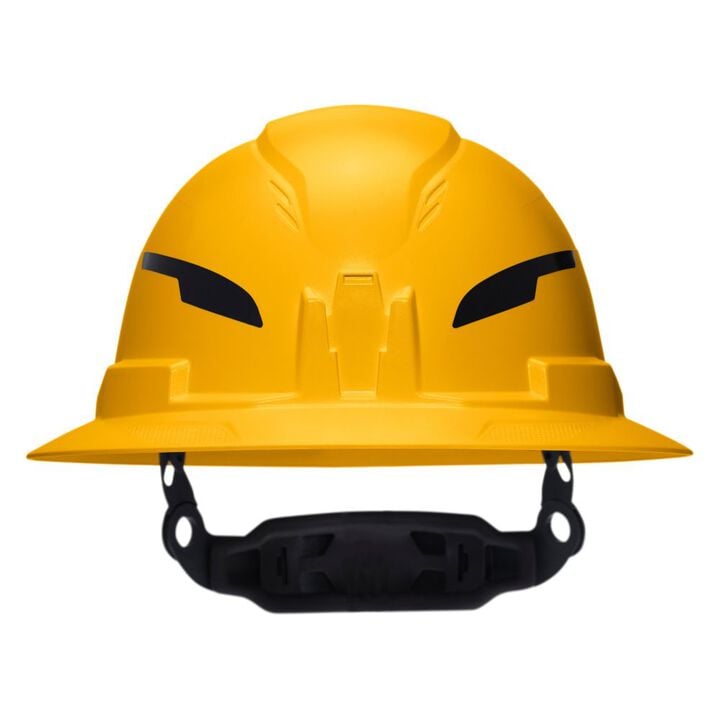 Klein Tools Class E Type-2 Hard Hat Non-Vented Full Brim with Strap Yellow