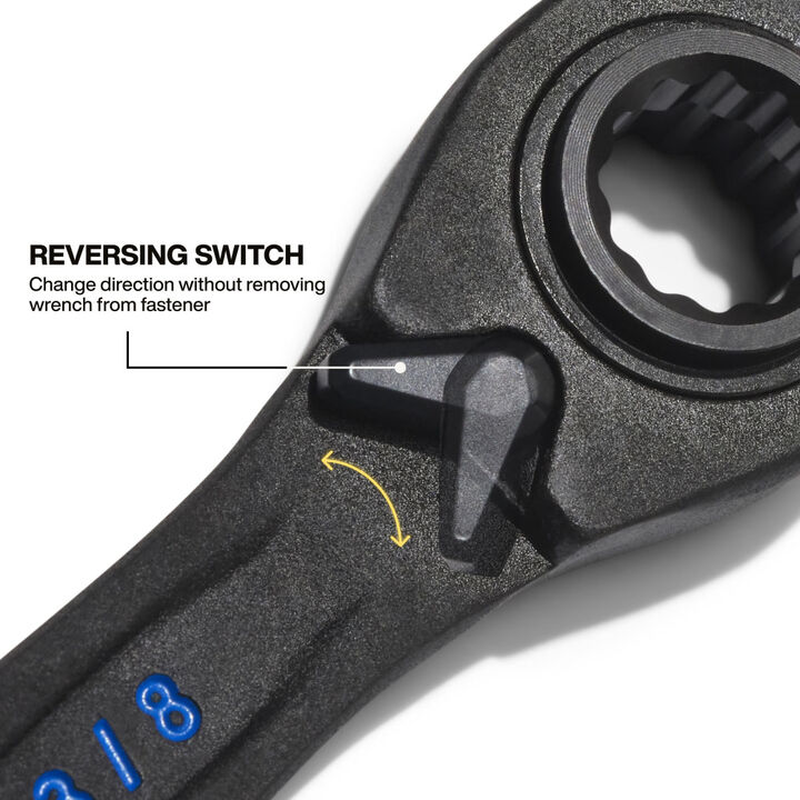 Klein Tools SAE Ratcheting Quad Wrench Set 2 Piece, large image number 4