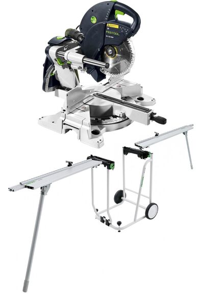 Sliding Compound Miter Saw KAPEX KS 120 REB & UG-KA Kapex Portable Stand Bundle