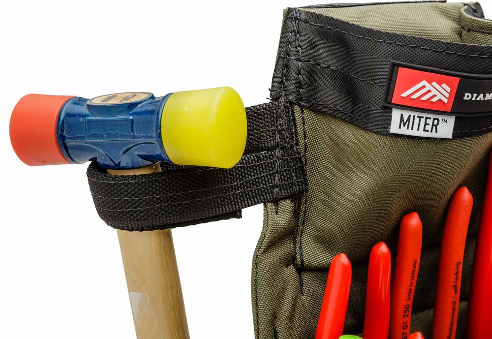 Diamondback Toolbelts Ranger Green Hook and Loop System Left Side Miter Pouch, large image number 6