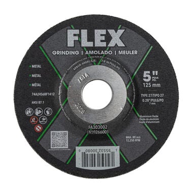 FLEX 5 Inch Grinding Disc 5pk