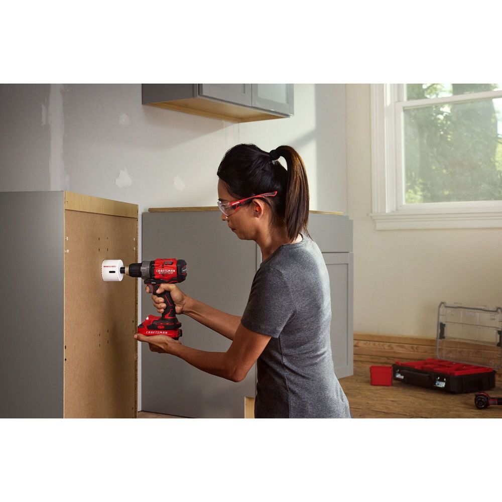 CRAFTSMAN V20 Brushless RP 1/2 Inch Drill/Driver Kit with Charger and Two 2.0 Ah Batteries, large image number 6
