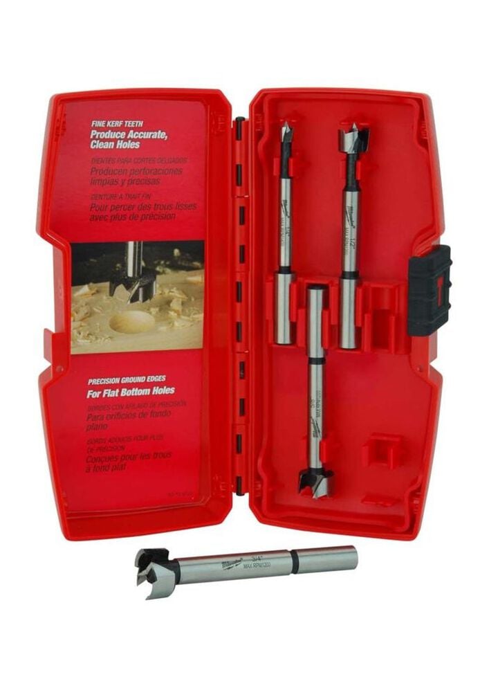Milwaukee Forstner Bit Set (4 PC)