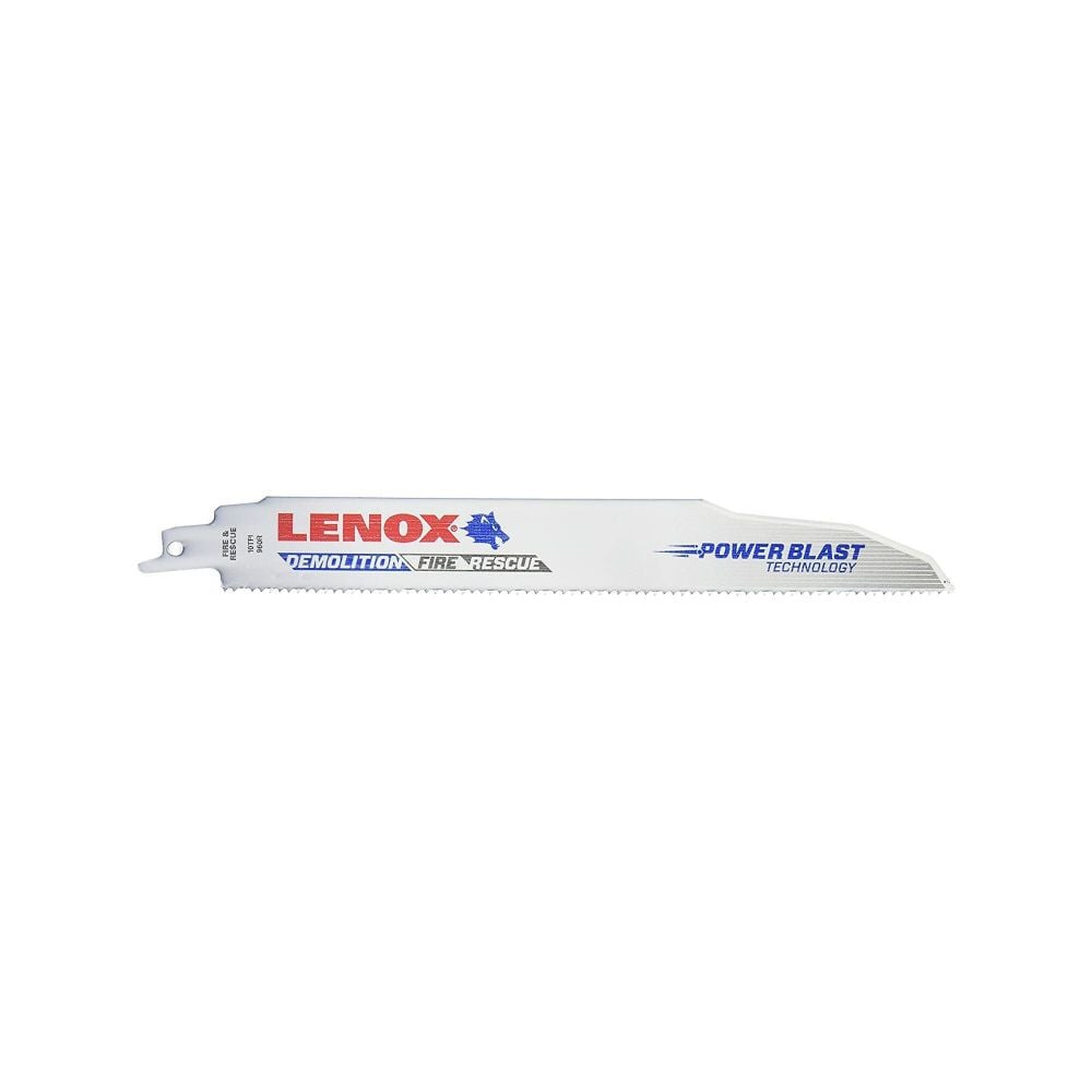 Lenox 9 Inch 10 TPI Demolition Bi-Metal Reciprocating Saw Blade with Power Blast, 25 Pieces, large image number 10