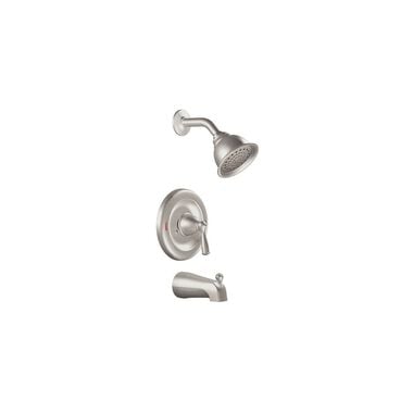 Moen Banbury Tub/Shower Faucet Spot Resist Brushed Nickel 4.5in