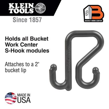 Klein Tools 2in Utility Bucket S Hook, large image number 1